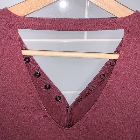 Pink Rose Snap Tee - Picture 10 of 12